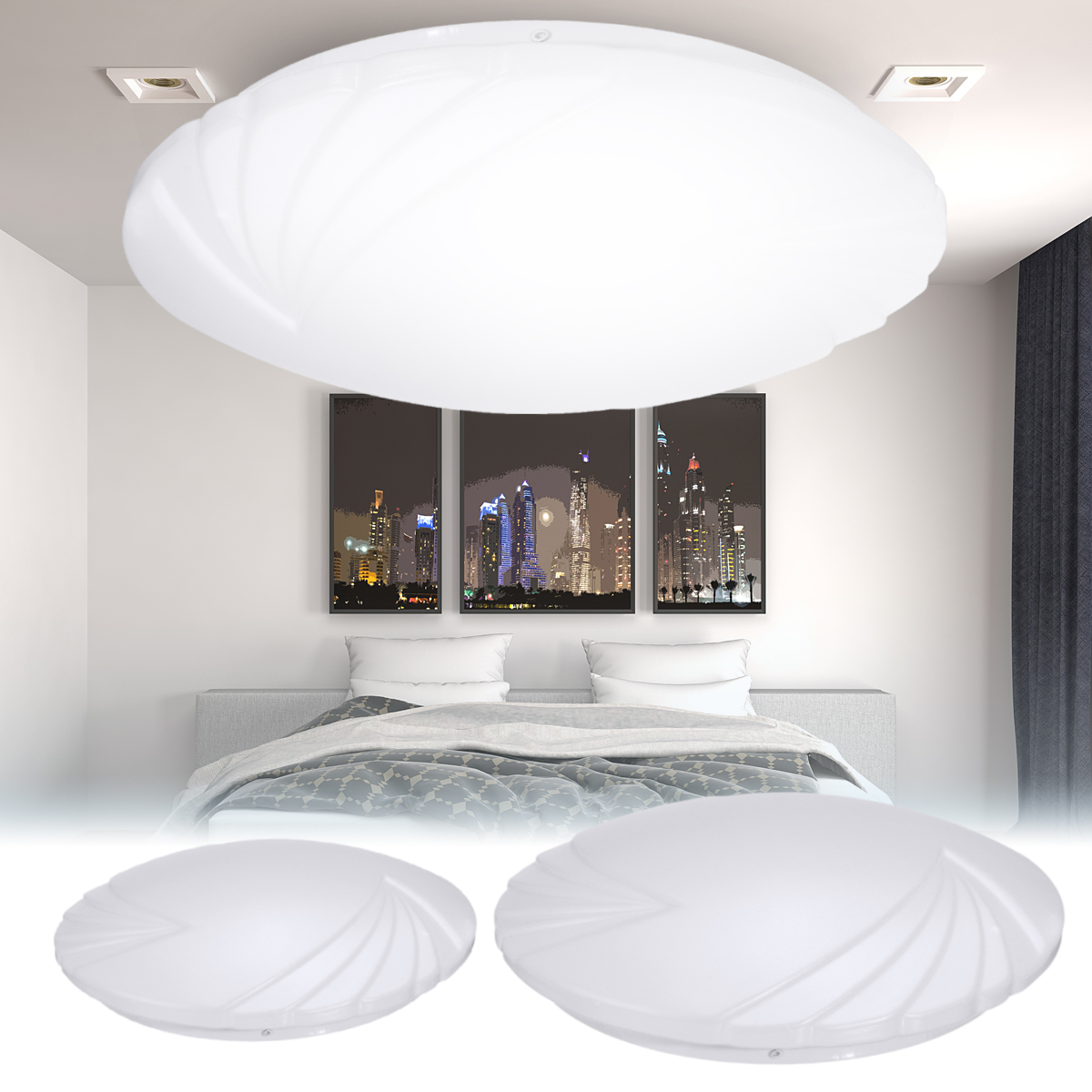 85-265V-14quot-30W-LED-Ceiling-Light-Ultra-Thin-Flush-Mount-Round-Home-Fixture-Lamp-1698280-6