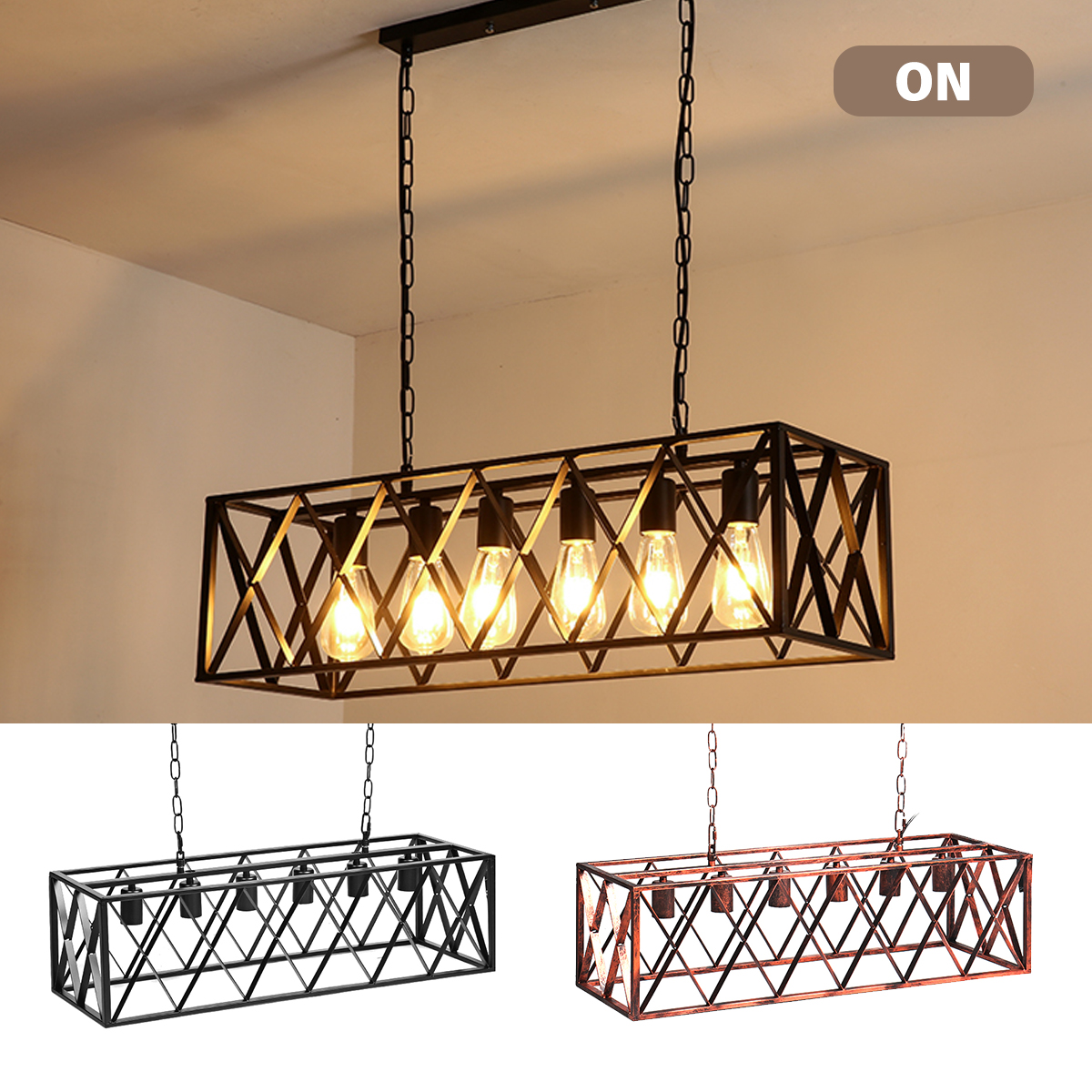 85-265V-E27-Industrial-Kitchen-Pendant-46-Light-Chandelier-Ceiling-Lamp-Fixture-Decor-Without-Bulb-1800969-5