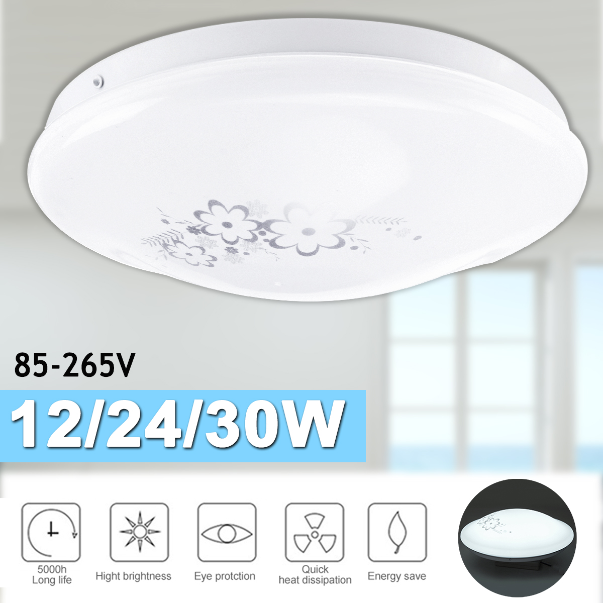 85V-265V-20cm28cm35cm-Round-LED-Ceiling-Lights-Ultra-Thin-Flush-Mounted-Fixture-Lamp-1763029-1