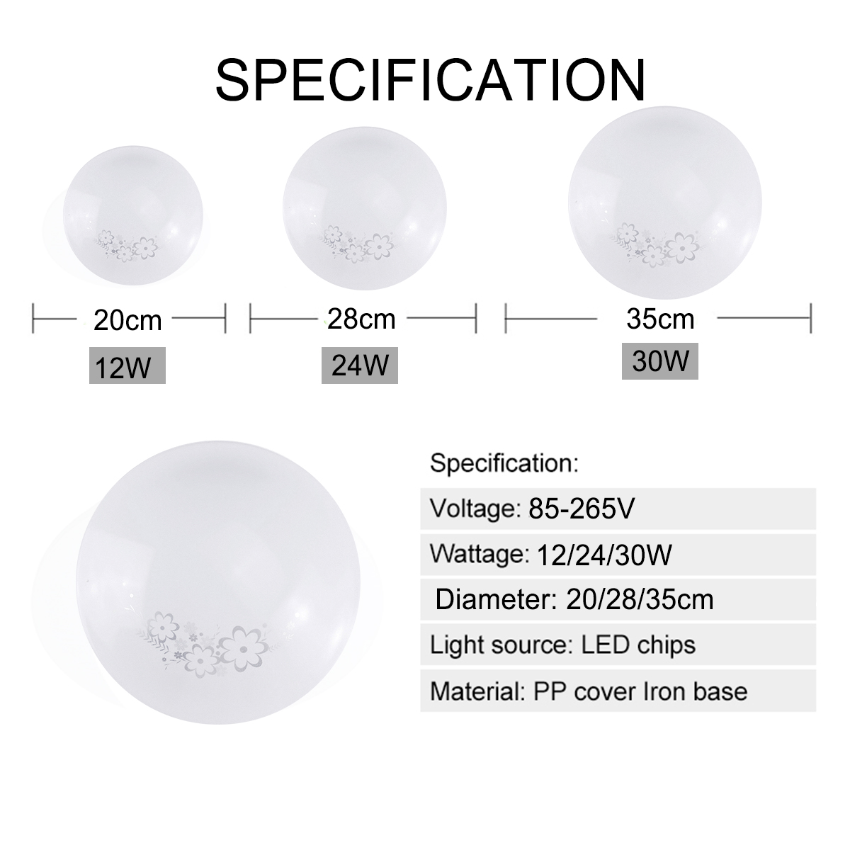 85V-265V-20cm28cm35cm-Round-LED-Ceiling-Lights-Ultra-Thin-Flush-Mounted-Fixture-Lamp-1763029-4