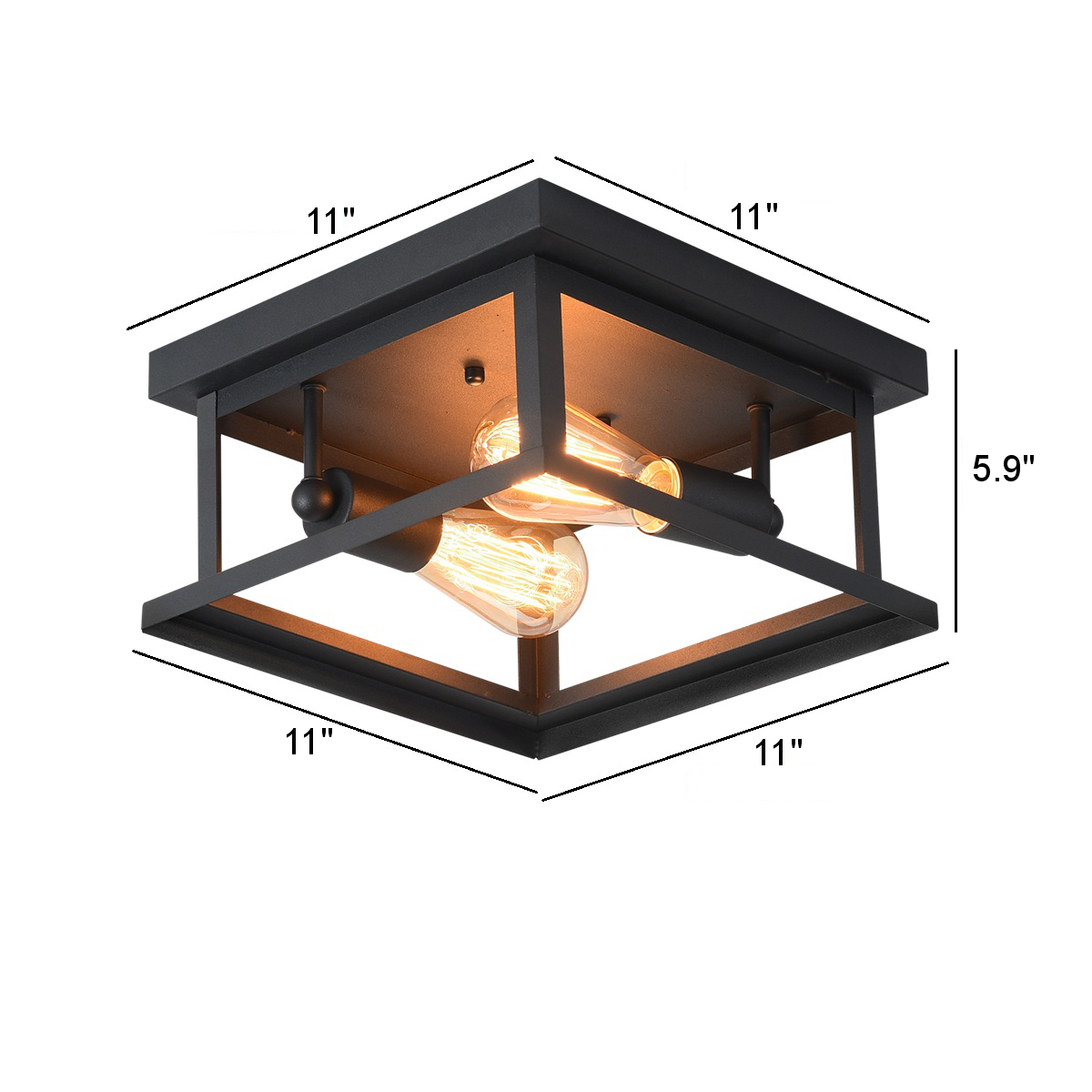 AC100V-240V-Metal-Pendant-Ceiling-Light-Shade-Industrial-Geometric-Wire-Cage-Lampshade-Lamp-Without--1837729-5