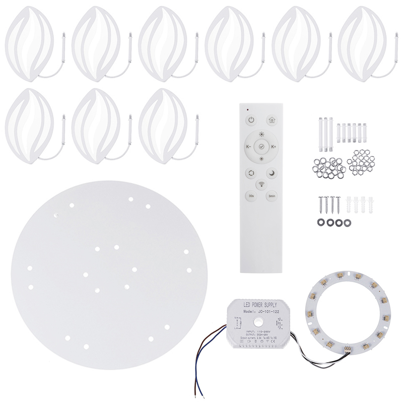 AC110-220V-10800LM-990LED-Ceiling-Lamp-White-Light-Remote-Control-Bedroom-Parlor-1807321-4