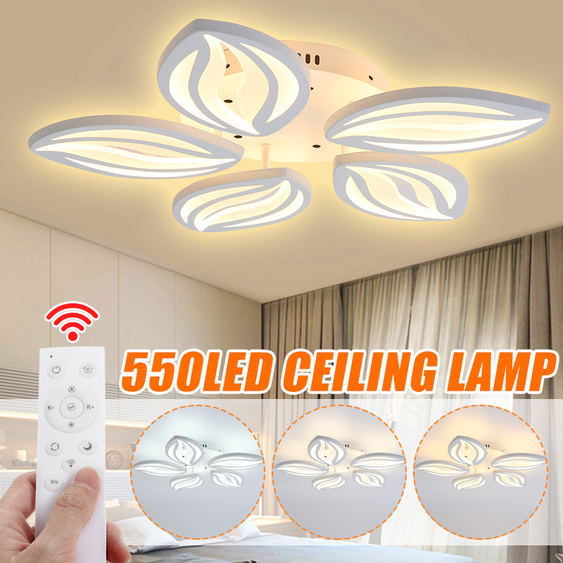 AC110-220V-6000LM-550LED-Ceiling-Light-Fixture-Lamp-Remote-Control-Bedroom-Study-Parlor-1807229-1