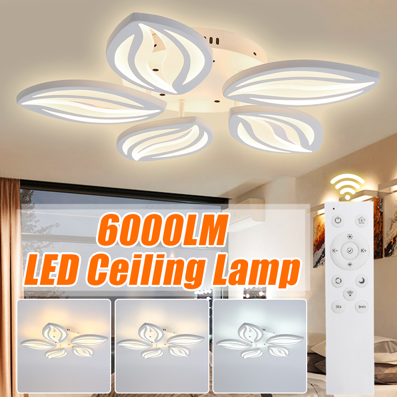AC110-220V-6000LM-550LED-Ceiling-Light-Fixture-Lamp-Remote-Control-Bedroom-Study-Parlor-1807229-2