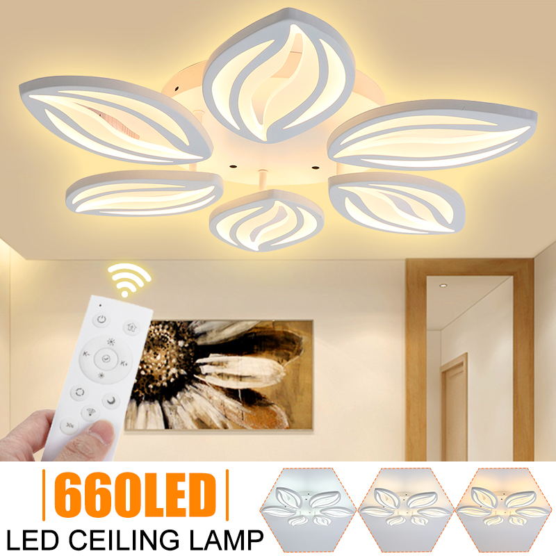 AC110-220V-7200LM-660LED-Acrylic-Ceiling-Lamp-Remote-Control-Bedroom-Living-Room-1807306-1