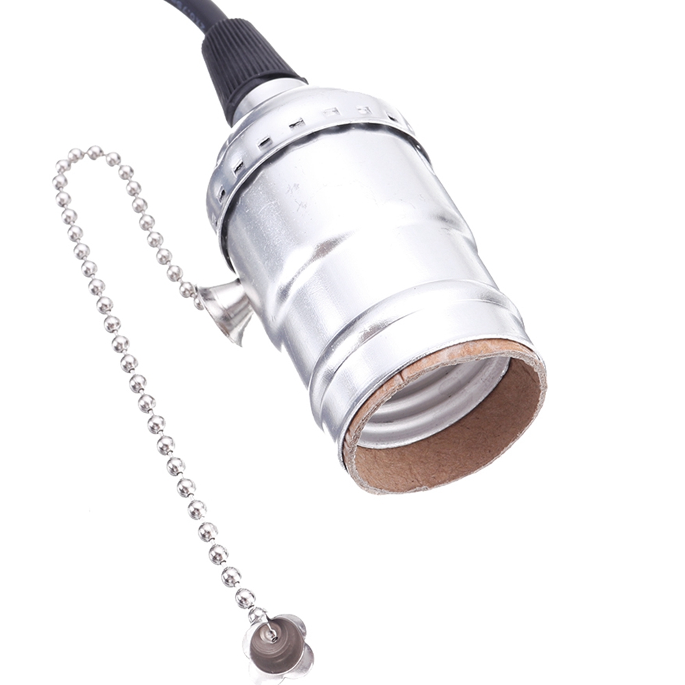 AC110-250V-E27-Sliver-Vintage-Edison-Light-Socket-Lamp-Holder-Pendant-Bulb-Adapter-with-Zipper-1455460-4