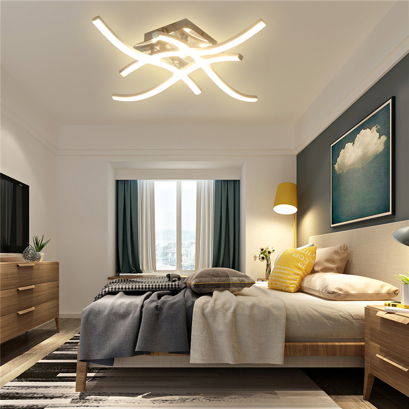 AC165-265V-Moden-LED-34-Light-Ceiling-Lamp-Remote-Control-Kitchen-Bedoom-1763868-4