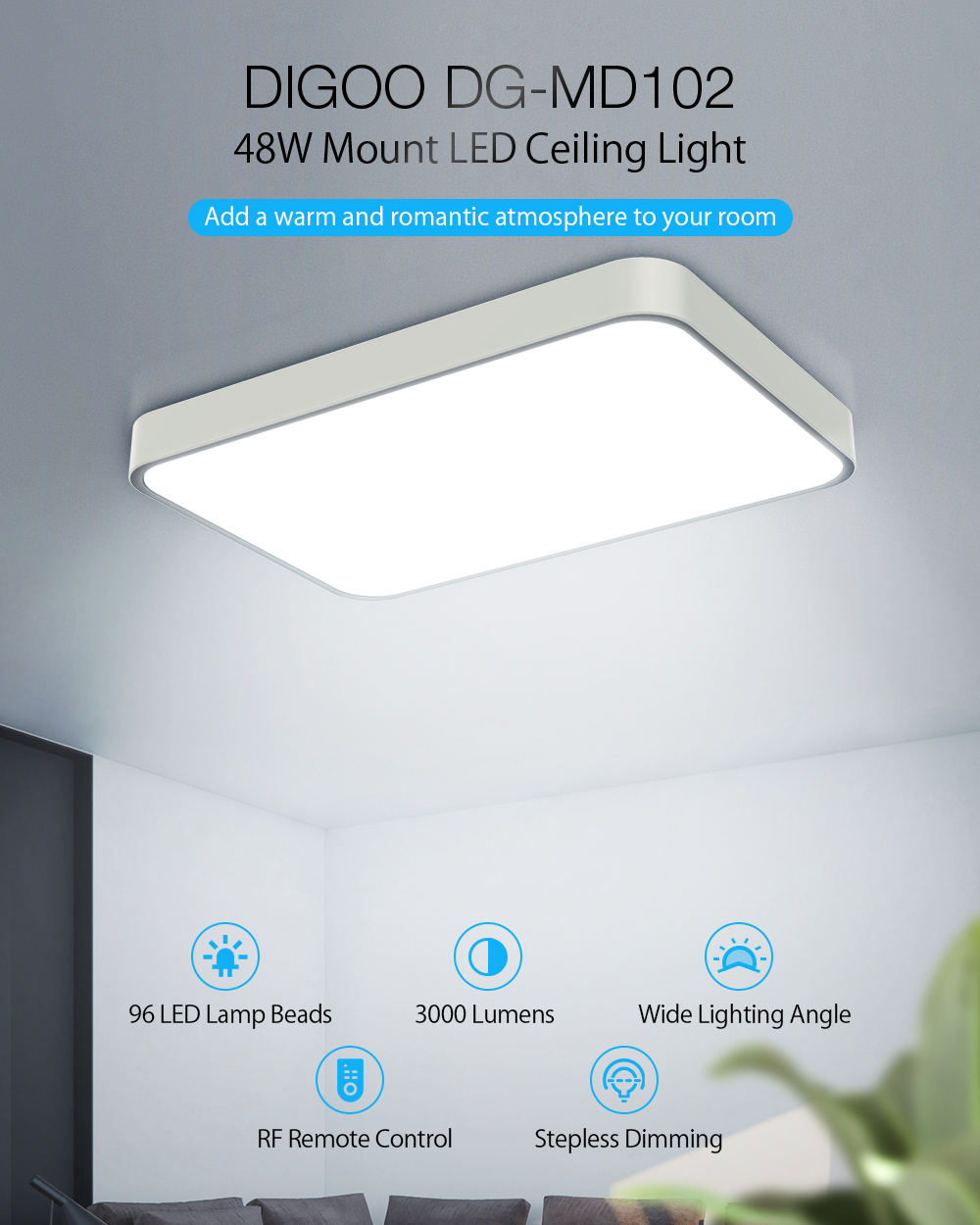 AC185-265V-48W-Stepless-Dimming-Color-Temperature-Adjustable-Remote-Control-Ultra-thin-Ceiling-Light-1637545-1