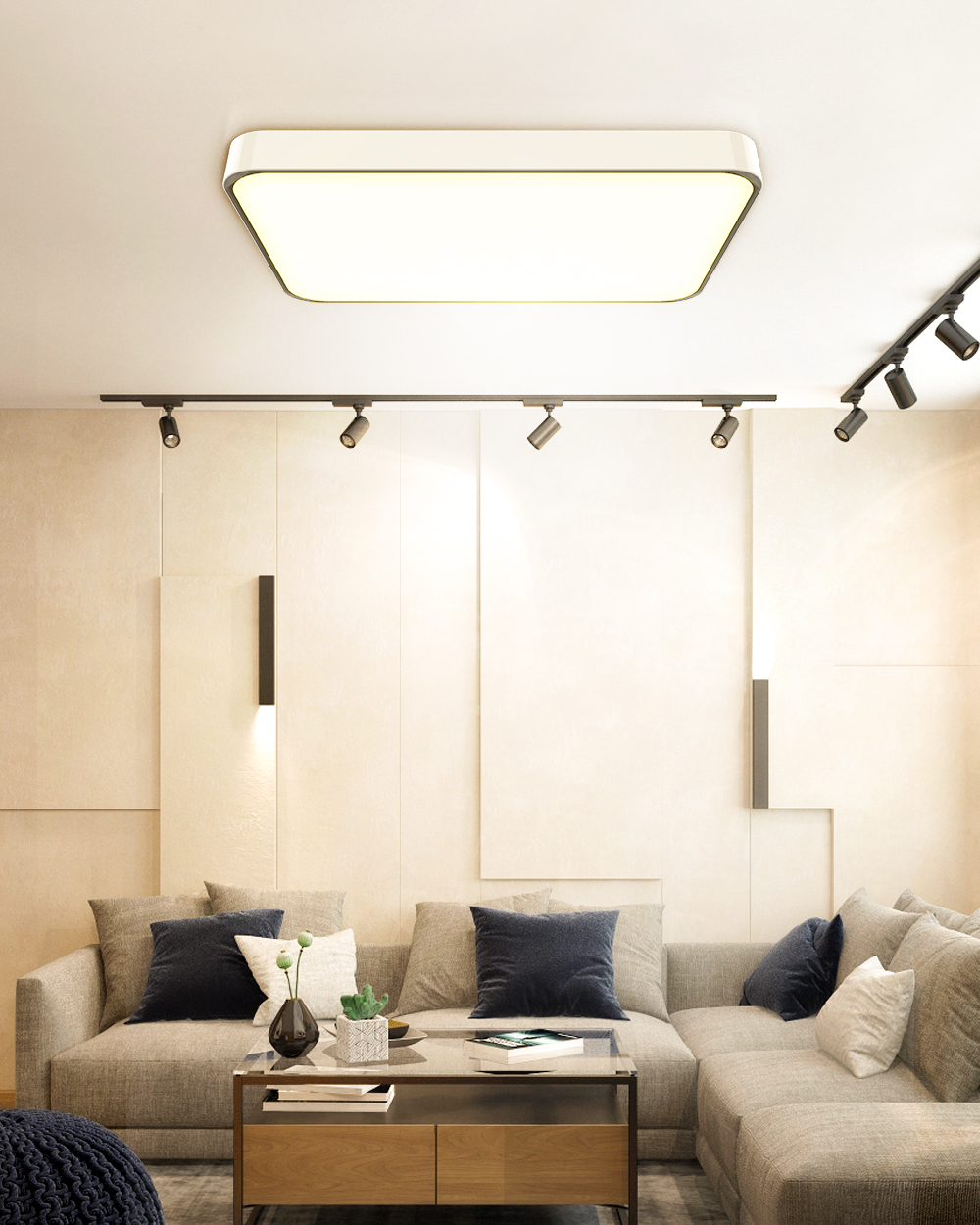 AC185-265V-48W-Stepless-Dimming-Color-Temperature-Adjustable-Remote-Control-Ultra-thin-Ceiling-Light-1637545-9