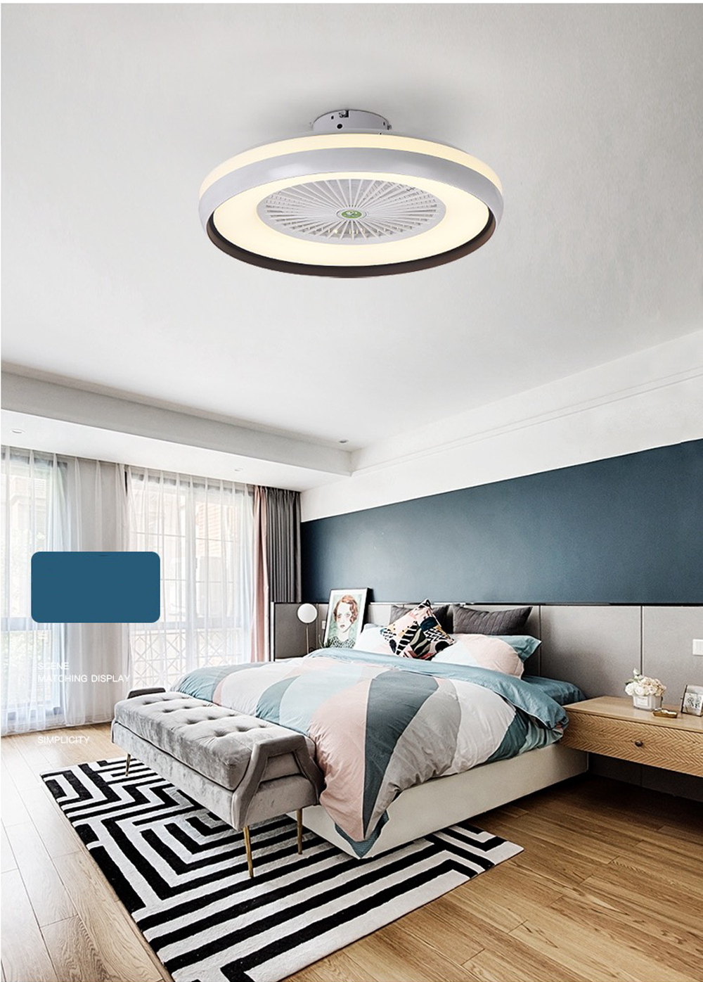 Ceiling-Fan-with-Lighting-LED-Light-3-Color-Temperature-Adjustable-Wind-Speed-Remote-Control-Without-1730818-4