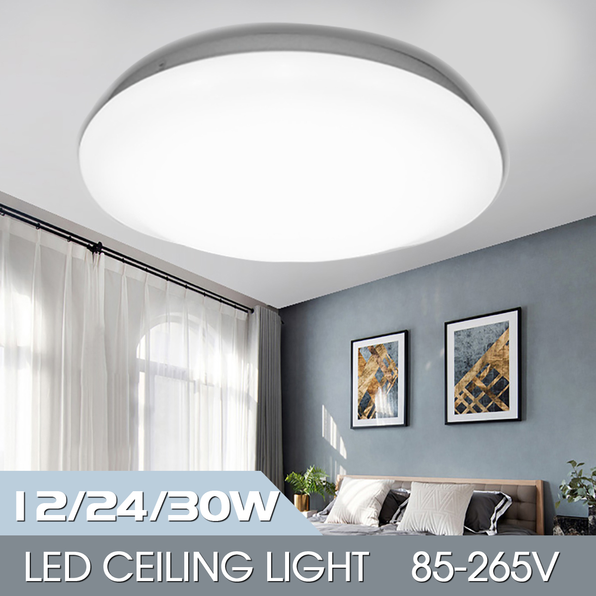 Ceiling-Light-122430W-85V-265V-28cm-LED-Mount-Fixture-Lamp-Bedroom-Living-Room-1698266-1