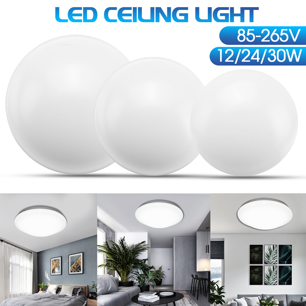 Ceiling-Light-122430W-85V-265V-28cm-LED-Mount-Fixture-Lamp-Bedroom-Living-Room-1698266-2