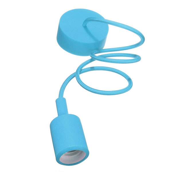 Colorful-E27-Silicone-Rubber-Pendant-Light-Lamp-Holder-Socket-DIY-961627-9