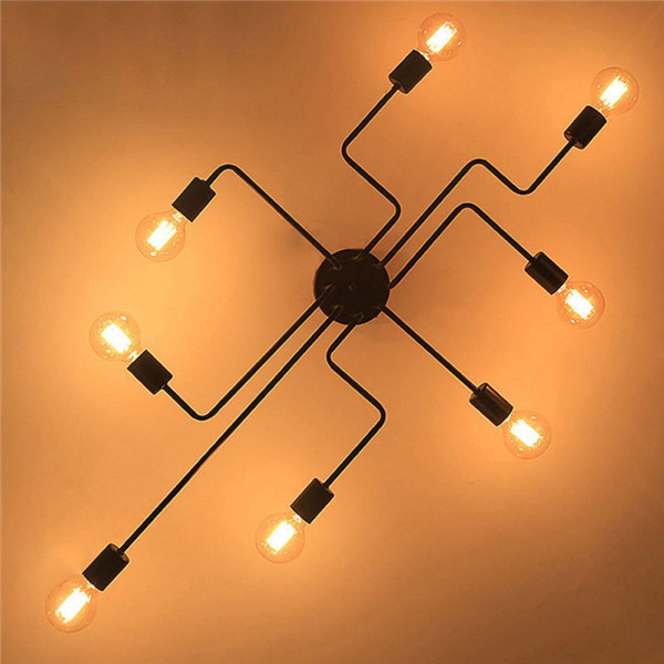 E27-8Heads-Vintage-Industrial-Chandelier-Pendant-Light-Metal-Flush-Mount-Ceiling-Lamp-AC110-240V-1256687-9