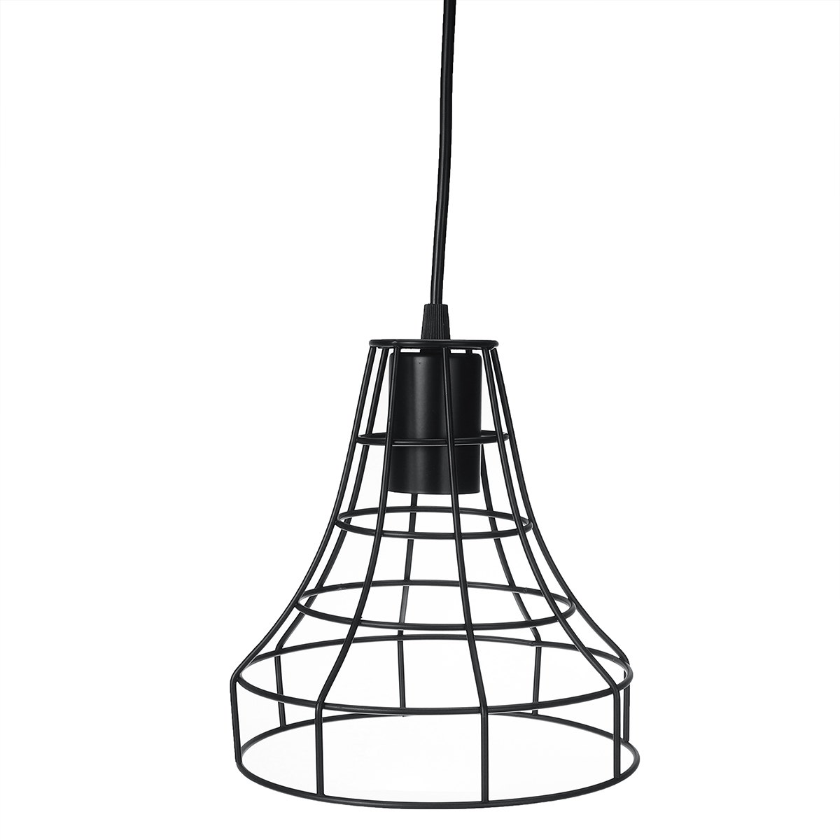 E27-Chandelier-Bronze-Black-Rust-Pendant-Light-Wire-Cage-Hanging-Light-Fixture-1564905-2
