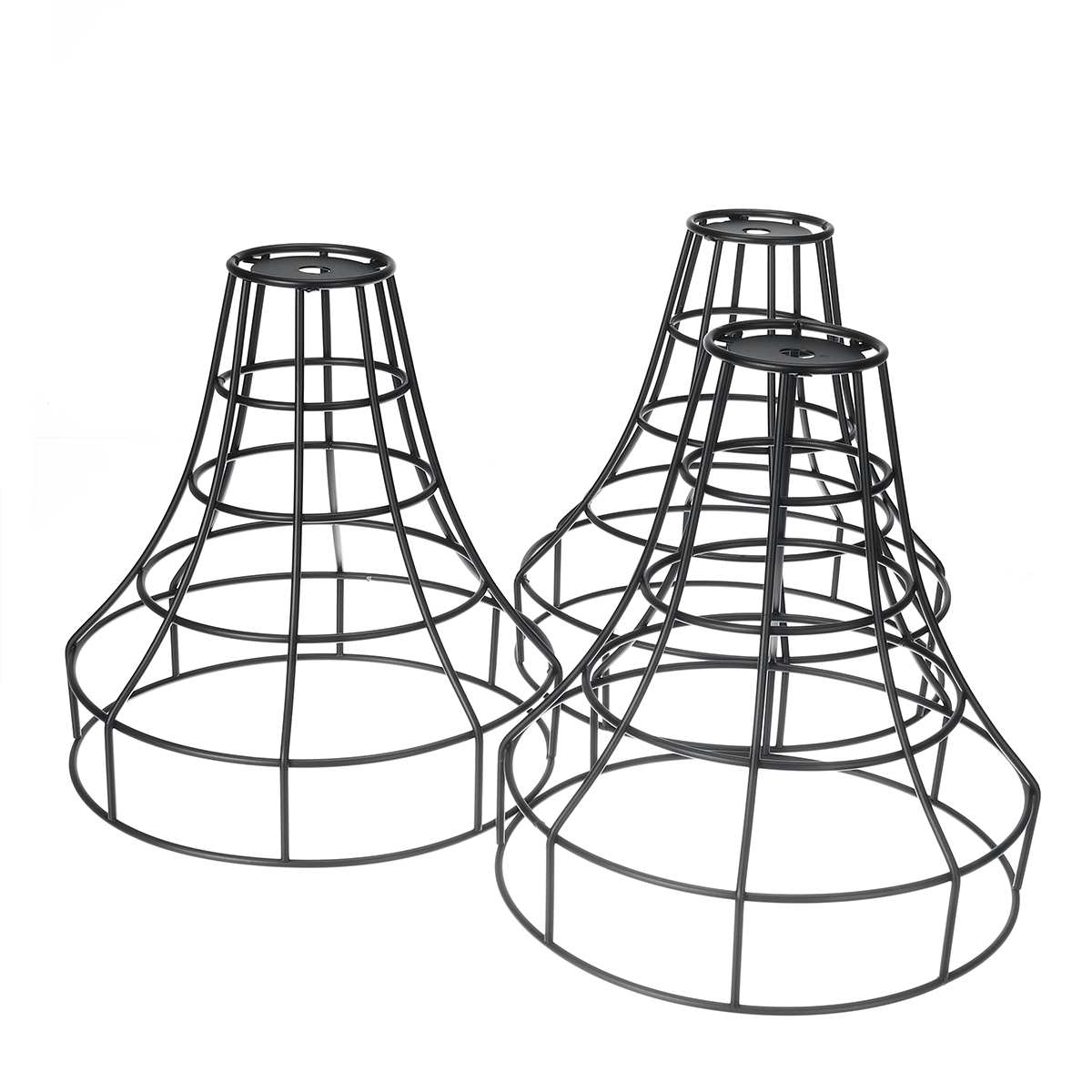 E27-Chandelier-Bronze-Black-Rust-Pendant-Light-Wire-Cage-Hanging-Light-Fixture-1564905-5