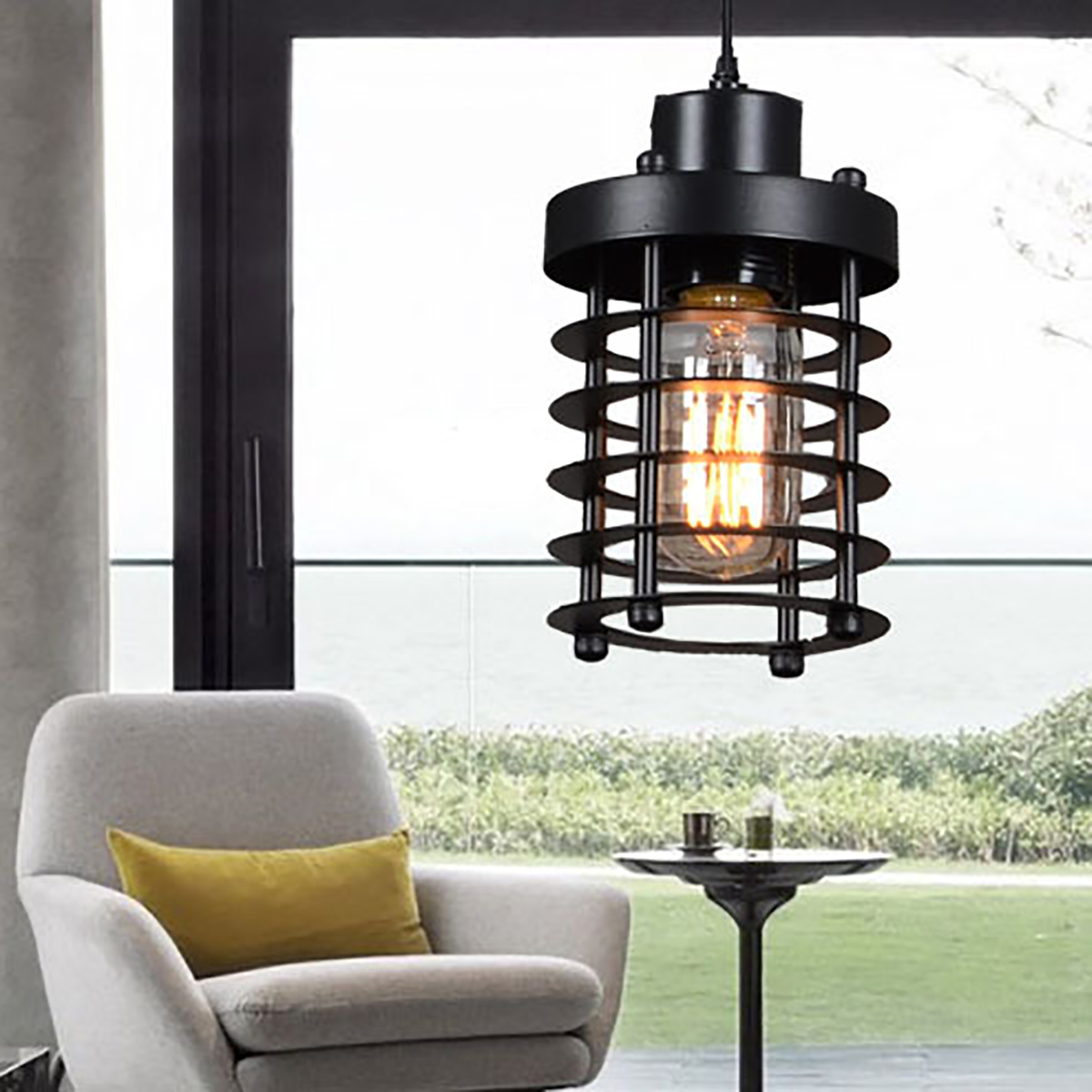 E27-Modern-Iron-Pendant-Light-Ceiling-Lamp-Chandelier-Bedroom-Home-Fixture-Decor-Without-Bulb-1710126-3