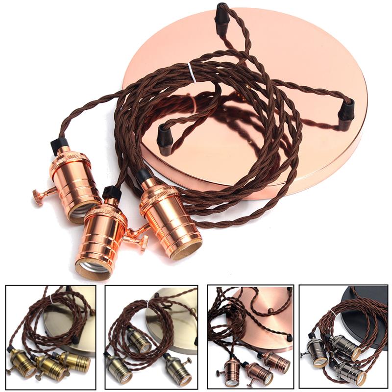 E27-Vintage-Copper-Pendant-Ceiling-Light-Lamp-Holder-Hanging-Lampshade-Socket-Fixture-1063596-2