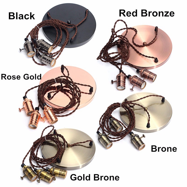 E27-Vintage-Copper-Pendant-Ceiling-Light-Lamp-Holder-Hanging-Lampshade-Socket-Fixture-1063596-3