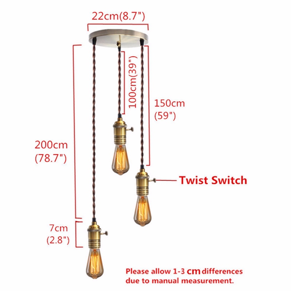 E27-Vintage-Copper-Pendant-Ceiling-Light-Lamp-Holder-Hanging-Lampshade-Socket-Fixture-1063596-5