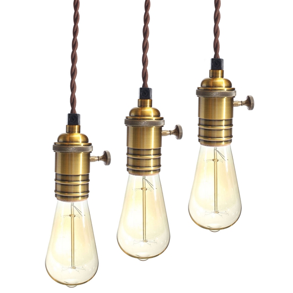 E27-Vintage-Copper-Pendant-Ceiling-Light-Lamp-Holder-Hanging-Lampshade-Socket-Fixture-1063596-8