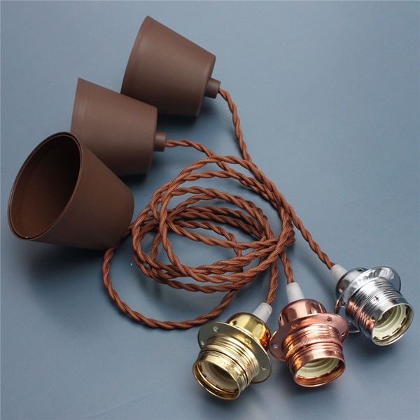 E27E26-1M-Edison-Vintage-Retro-Light-Holder-Lamp-Socket-Bulb-Kit-AC-110-240V-1026338-2