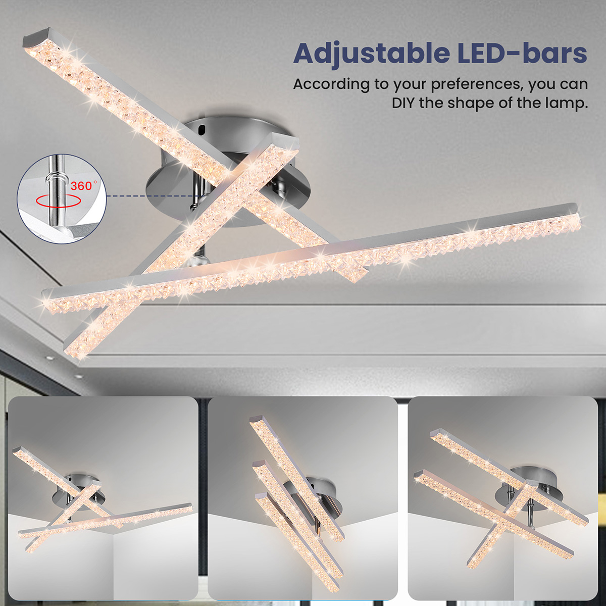 Elfland-AC85V265V-24W-Modern-LED-Ceiling-Light-Crystal-Light-Bar-Bedroom-Living-Room-Chandelier-Lamp-1894306-3