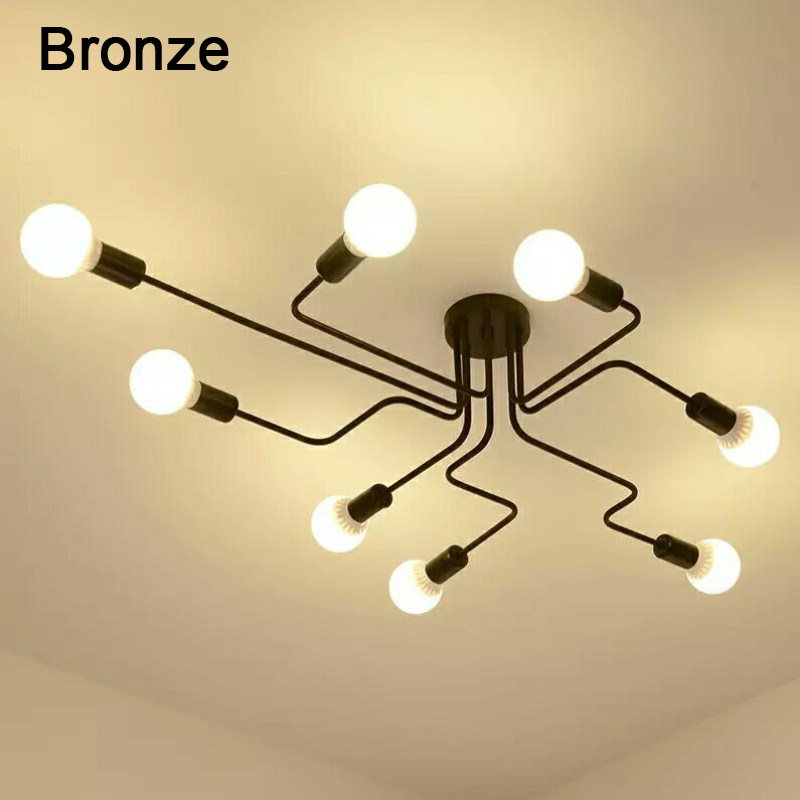 Elfland-Industrial-Edison-8-Lights-Semi-Flush-Ceiling-Light-E27-Vintage-Wrought-Iron-Large-Without-B-1894685-1