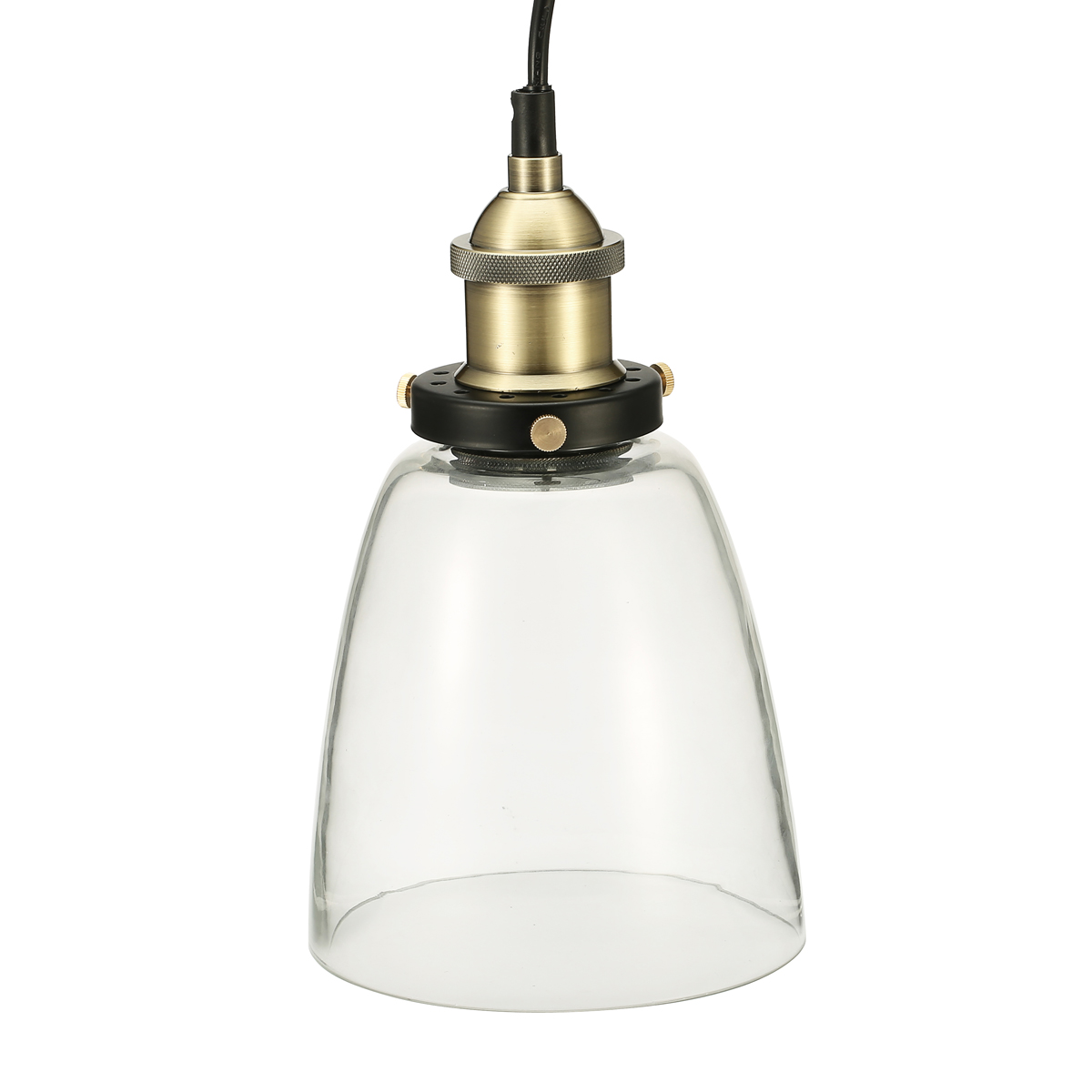 KINGSO-110V-E26E27-Vintage-Industrial-Pendant-Light-Bell-like-Glass-Shade-Without-Bulb-1896142-8