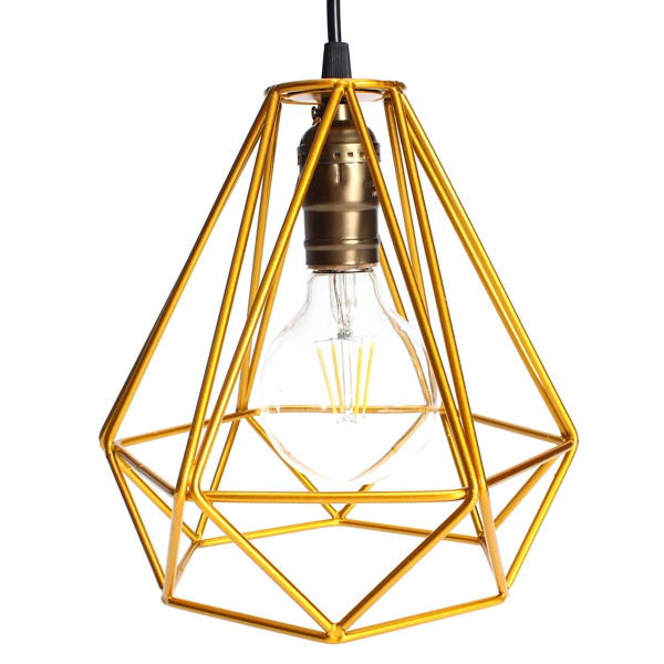 Loft-Industrial-Metal-Frame-Ceiling-Pendant-Hanging-Light-Lampshade-Cage-Fixture-1063601-4