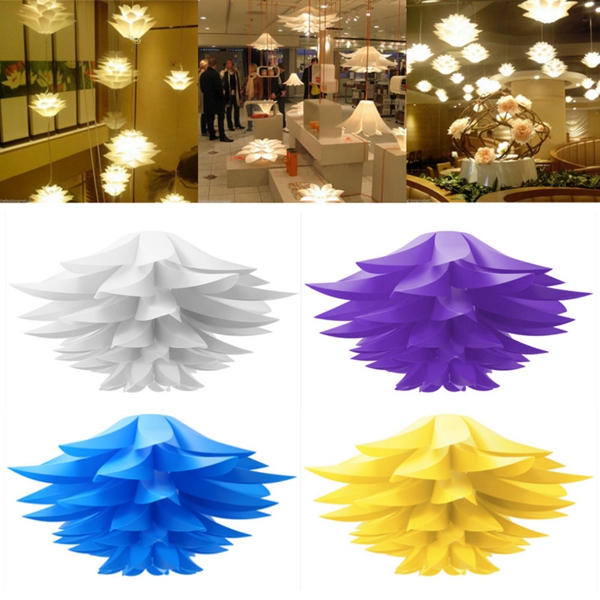 Modern-Lotus-Pendant-Chandelier-Pendant-Ceiling-Lamp-Hanging-Light-DIY-Lampshade-1064848-1
