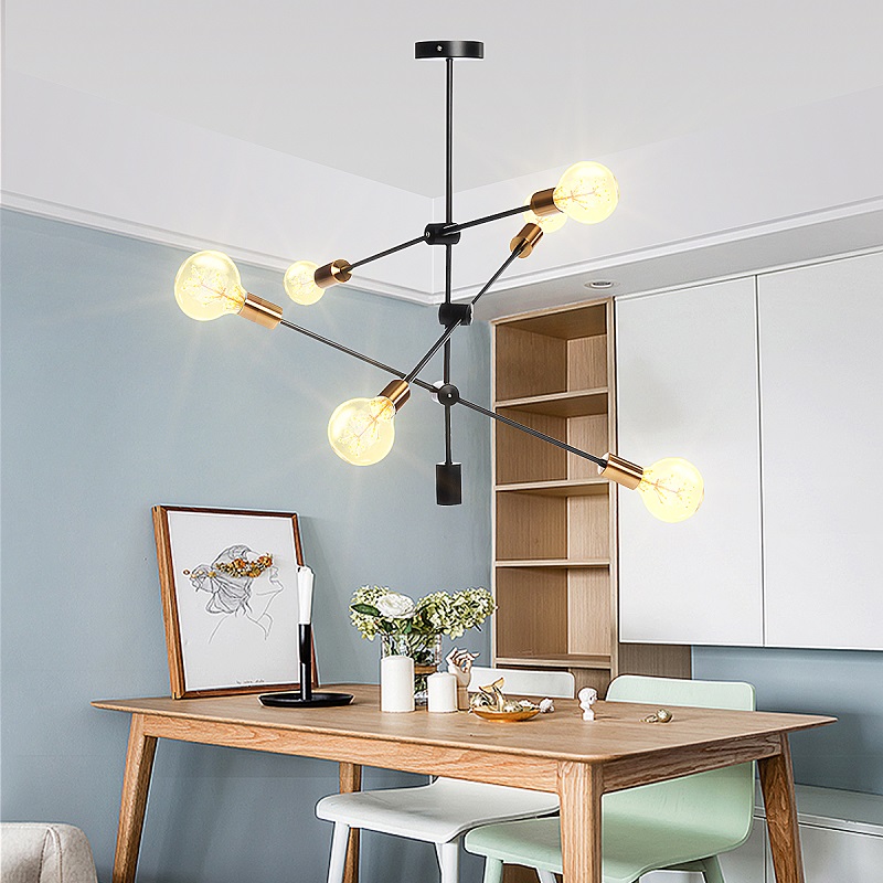Nordic-Style-6-Heads-Flush-Mount-Ceiling-Light-Chandelier-Modern-Minimalism-Metal-E26-E27-Base-Penda-1640552-2