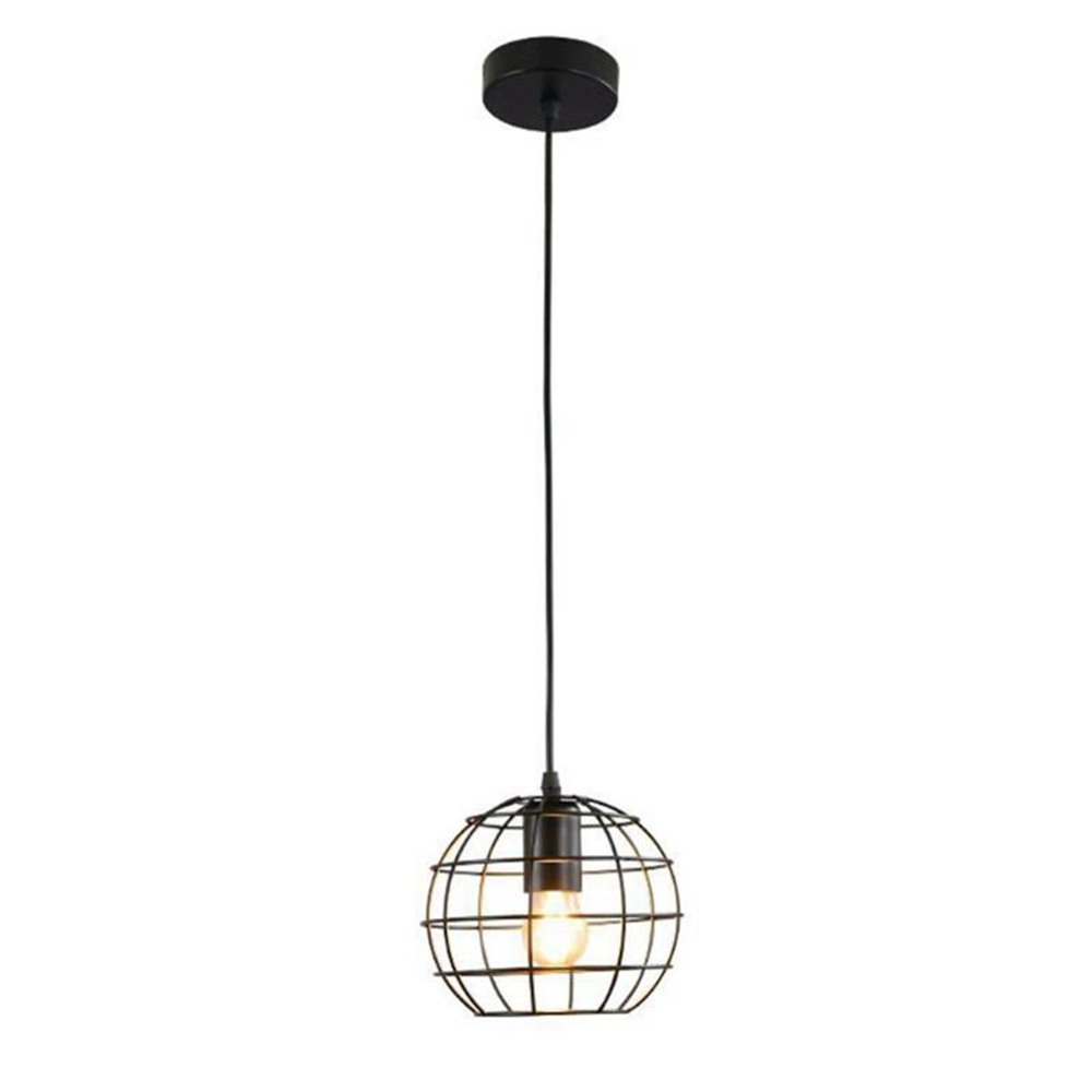 Retro-Nordic-Style-E27-Iron-Pendant-Cage-Light-for-Bar-Coffee-Shop-Indoor-Metal-Hanging-Lamp-Decor-1458935-3