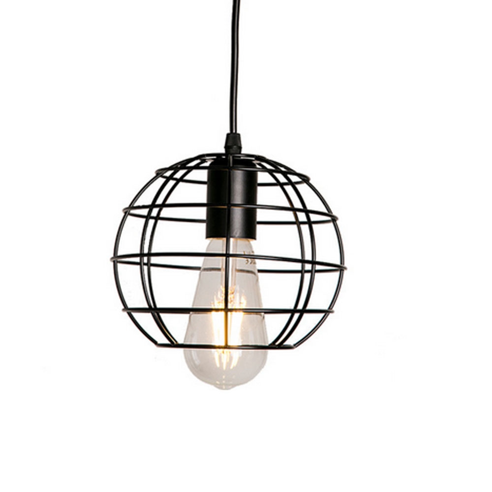 Retro-Nordic-Style-E27-Iron-Pendant-Cage-Light-for-Bar-Coffee-Shop-Indoor-Metal-Hanging-Lamp-Decor-1458935-4