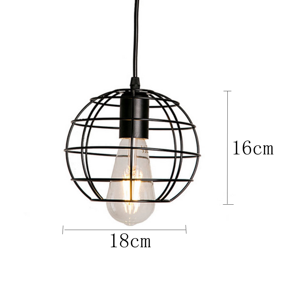 Retro-Nordic-Style-E27-Iron-Pendant-Cage-Light-for-Bar-Coffee-Shop-Indoor-Metal-Hanging-Lamp-Decor-1458935-6