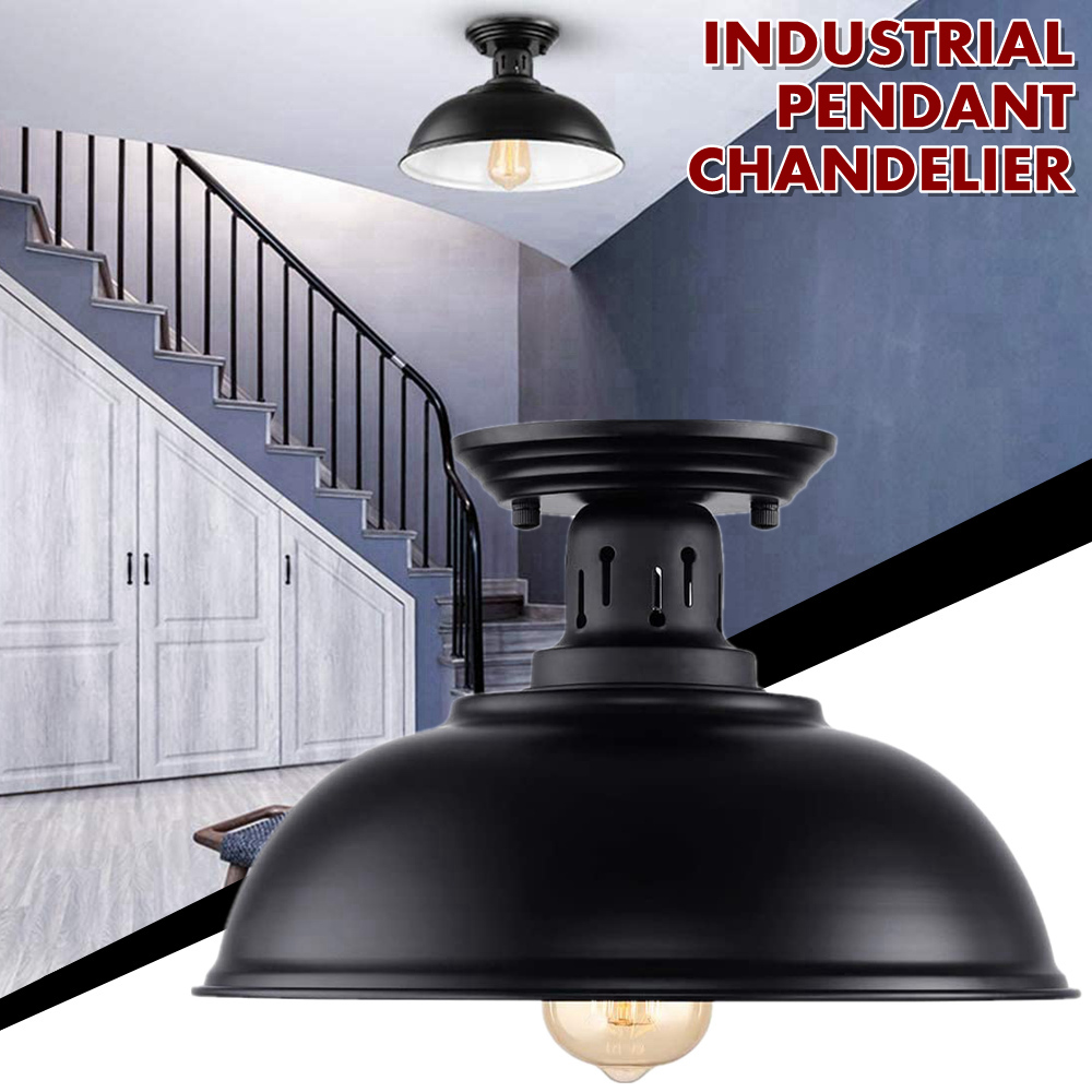 Semi-Flush-Mount-Ceiling-Light-Fixture-Farmhouse-Black-Close-to-Ceiling-Lighting-Industrial-Decor-La-1800461-2