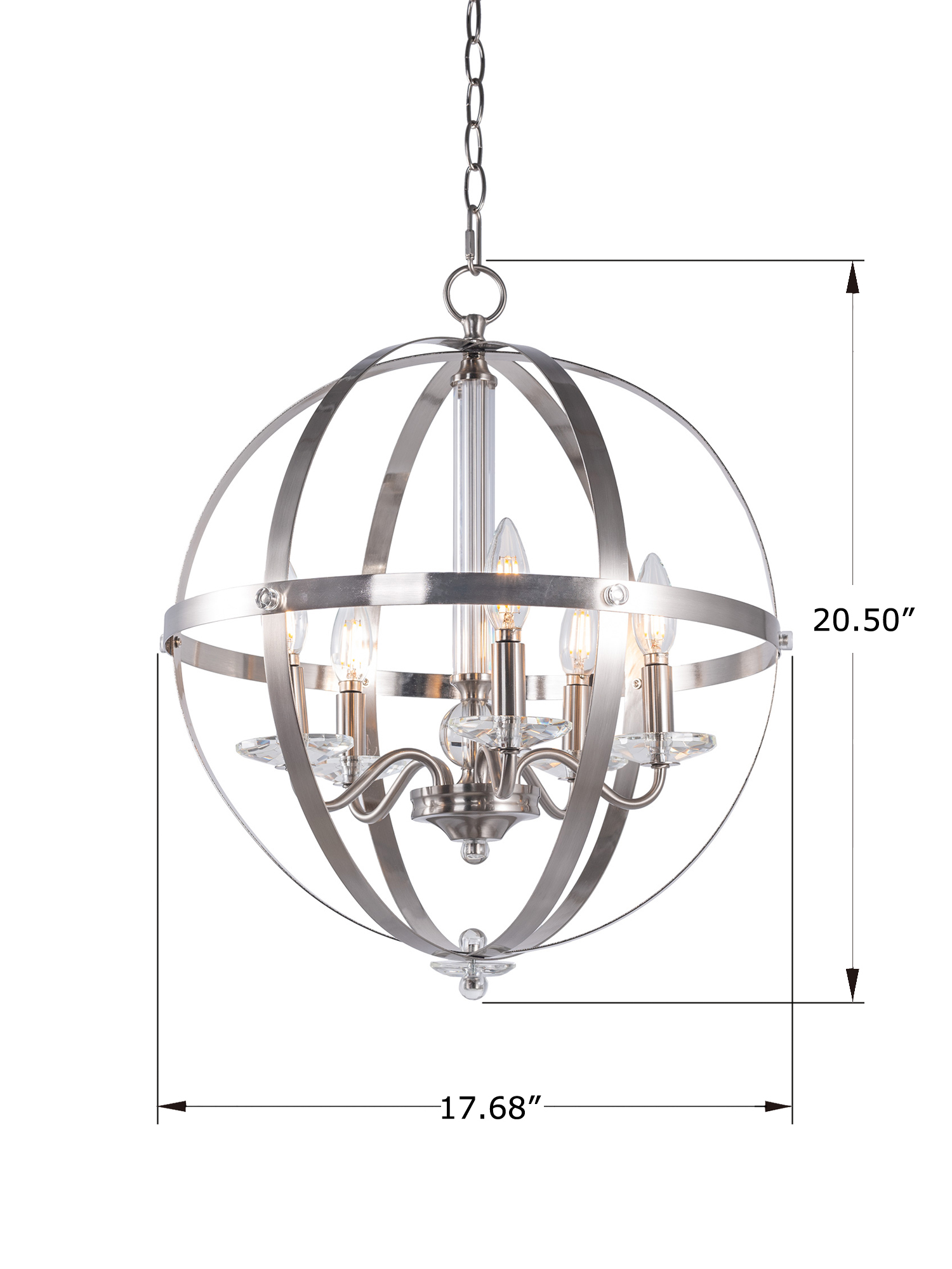 USA-Direct-5-Light-Candle-Style-Globe-Chandelier-Industrial-Rustic-Indoor-Pendant-Light-Without-Bulb-1877125-2
