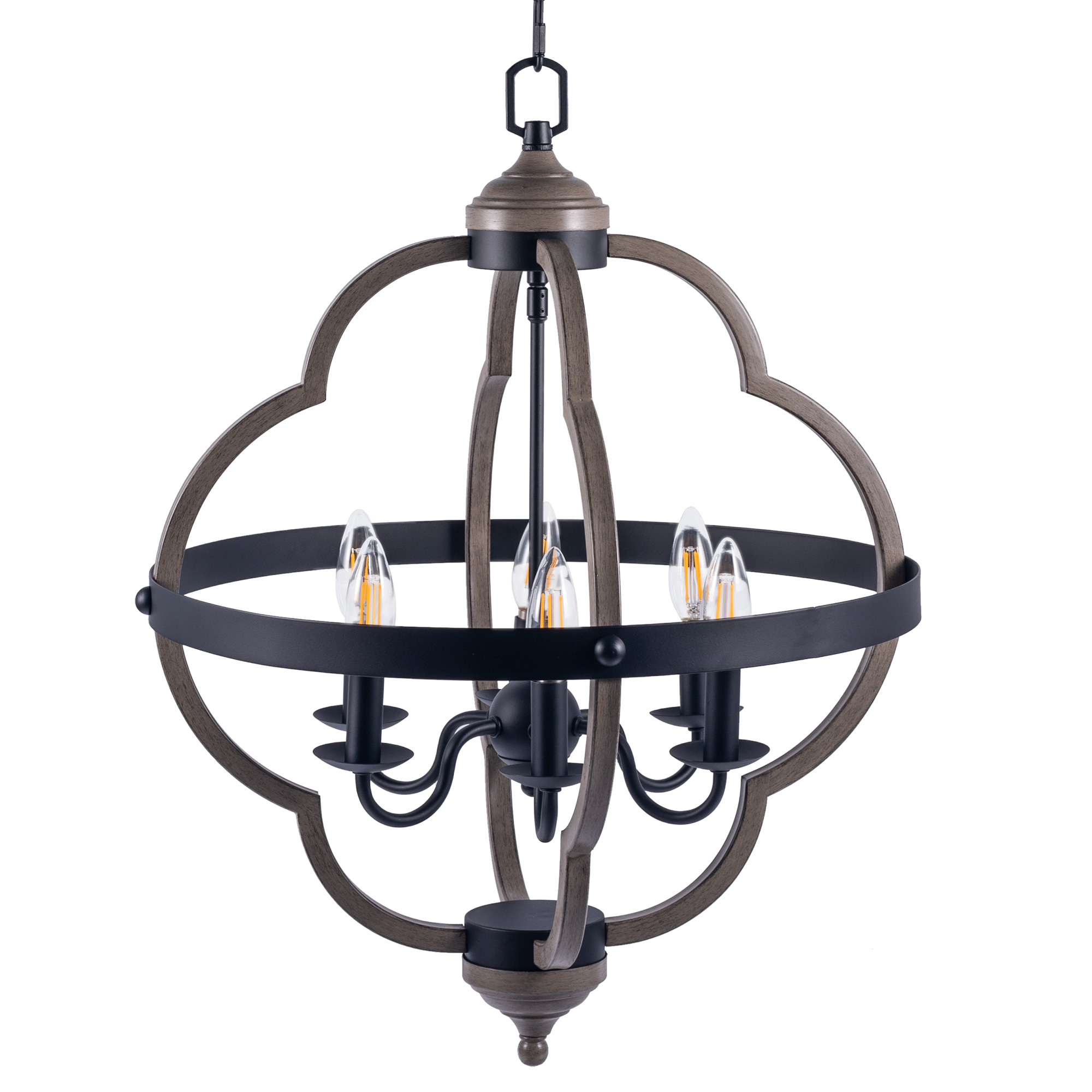 USA-Direct-6-Light-Candle-Style-Geometric-Chandelier-Industrial-Rustic-Indoor-Pendant-Light-Without--1877127-3