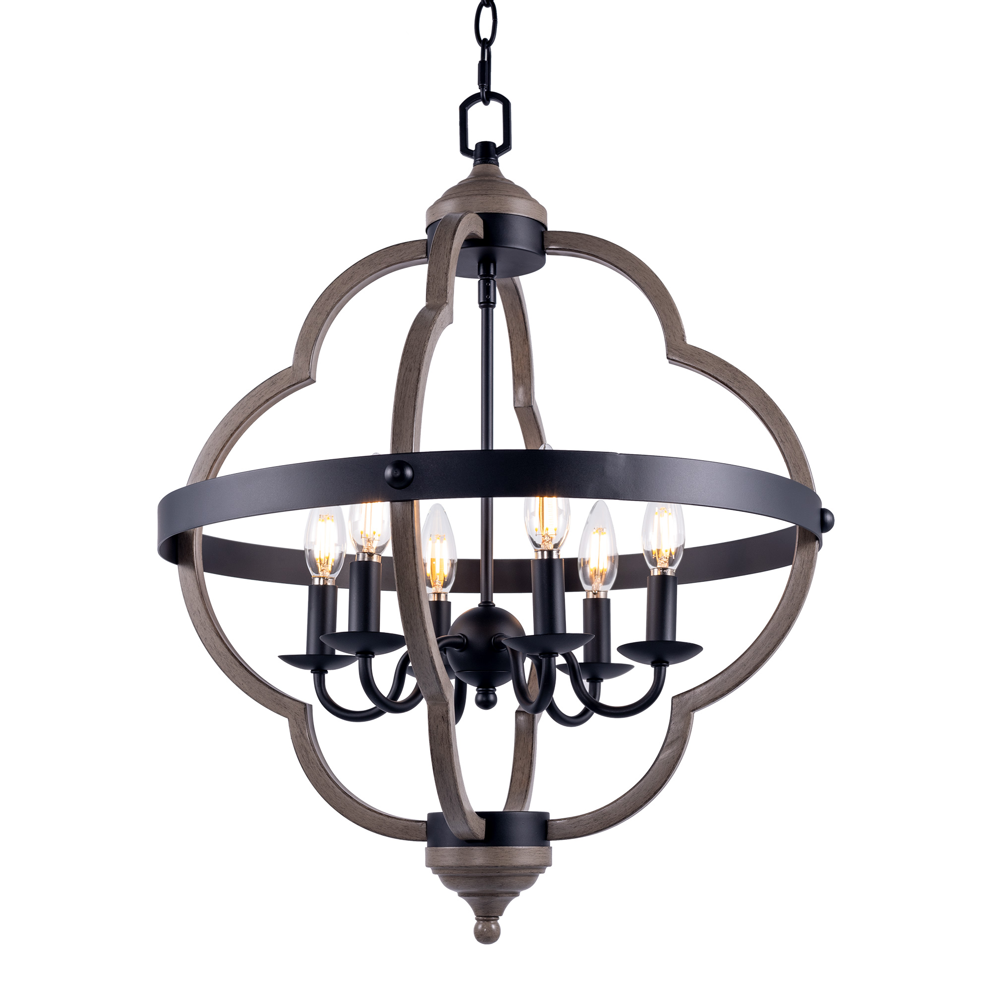 USA-Direct-6-Light-Candle-Style-Geometric-Chandelier-Industrial-Rustic-Indoor-Pendant-Light-Without--1877127-6