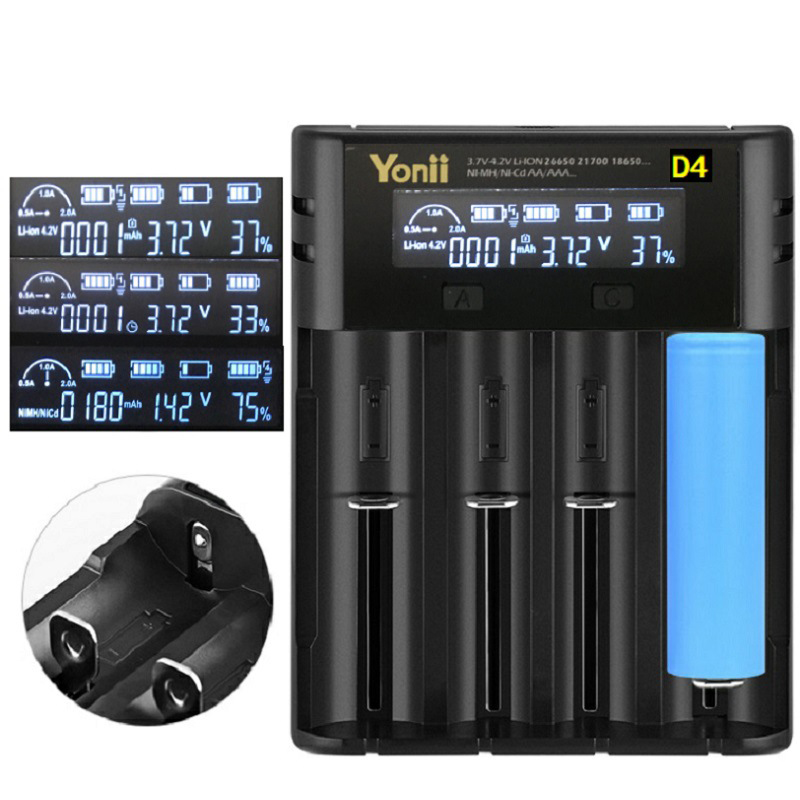 Yonii-D4-Four-Slot-USB-Rechargeable-Lithium-Battery-Charger-Multi-functional-Intelligent-Charger-for-1552010-1