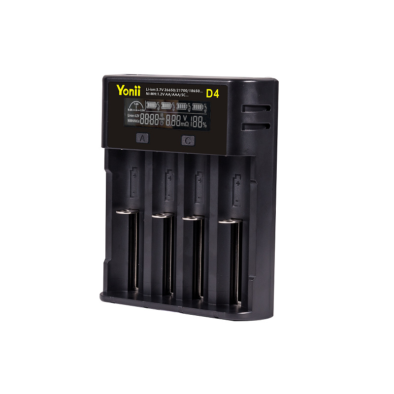 Yonii-D4-Four-Slot-USB-Rechargeable-Lithium-Battery-Charger-Multi-functional-Intelligent-Charger-for-1552010-3