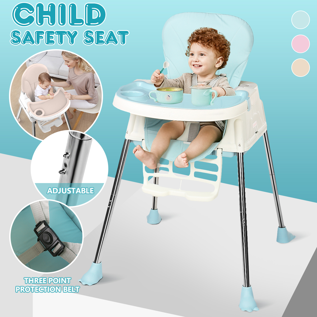 Baby-Dining-Chair-Multifunctional-Portable-Foldable-Safe-Children-Feeding-Chair-1768914-2