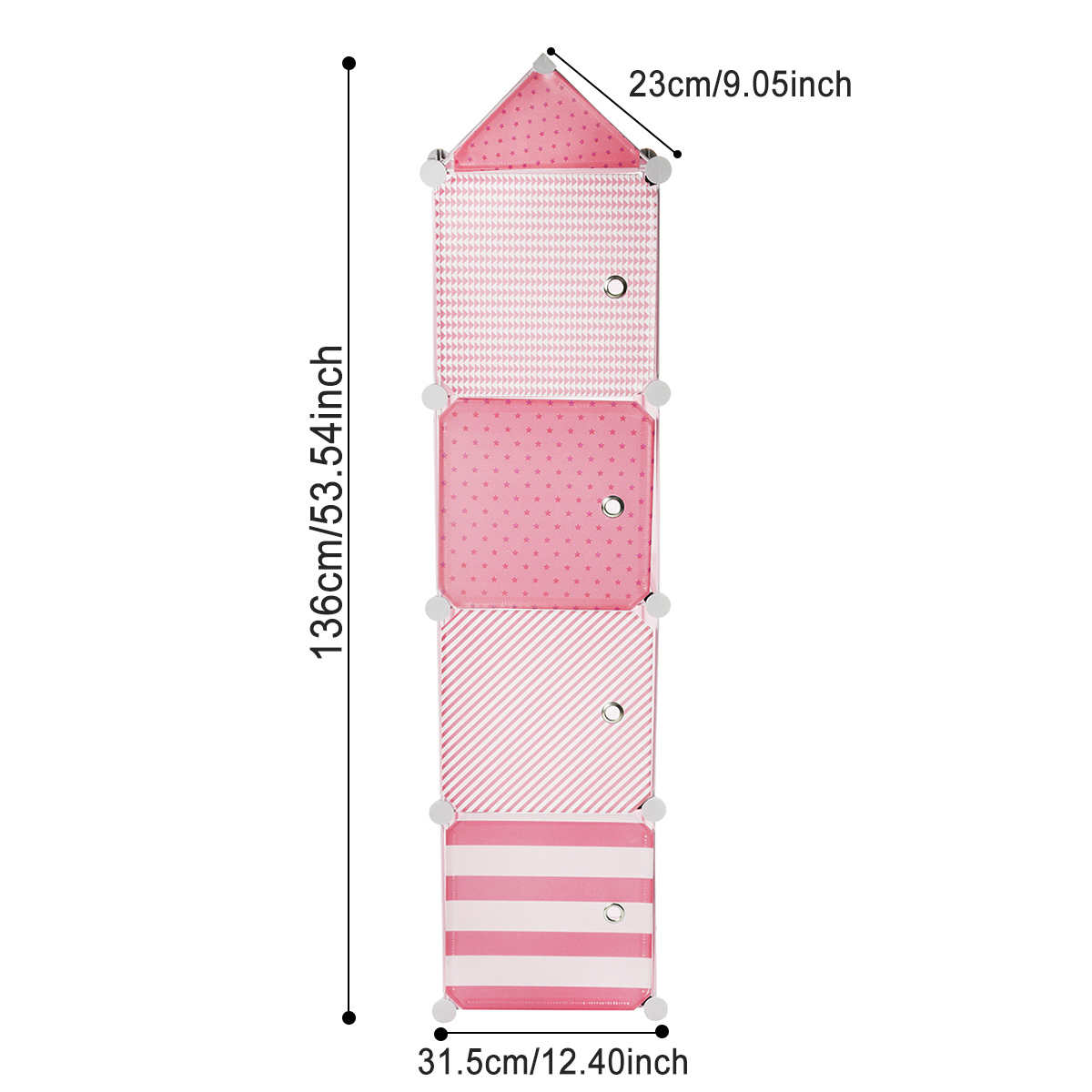 GUANJUN-Children-Wardrobe-Contracted-Storage-Cabinet-Contemporary-Plastic-Assembly-Baby-Closet-1793036-7