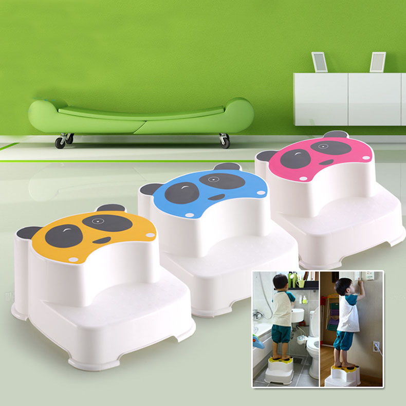 Kids-Panada-Double-Ottoman-Stool-Children-Multifunction-Plastic-Chair-1078837-2