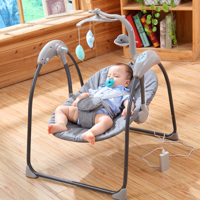 Multi-Functional-Electric-Baby-Bed-Sleep-Assistant-Crib-Infant-Cradle-with-Remote-Control-Rocking-Ra-1730085-5