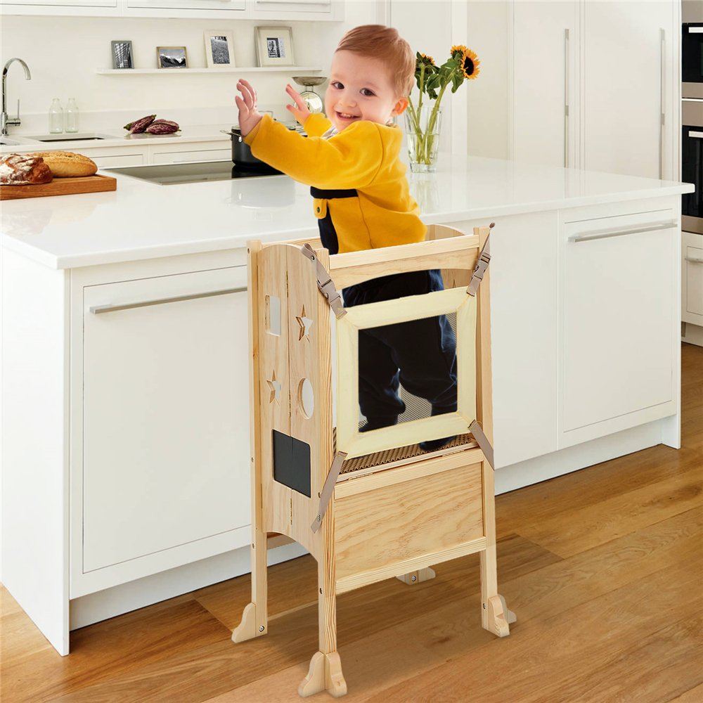 Toddler-Standing-Tower-Kitchen-Step-Stool-for-Kids-Foldable-Learning-Toddler-Tower-Wooden-Child-Kitc-1898297-5