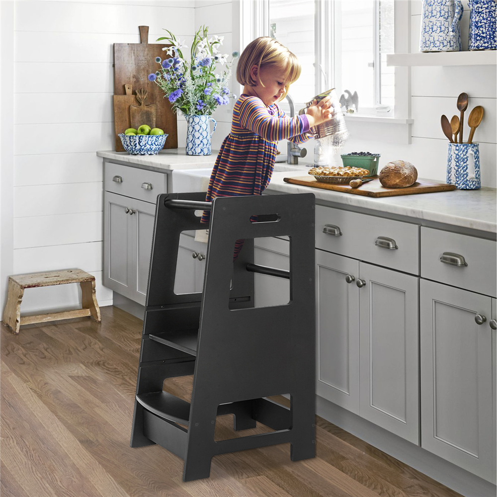 Toddler-Tower-Kids-Kitchen-Step-Stool-Child-Standing-Tower-with-3-Adjustable-Heights-Platform-and-Sa-1898952-8