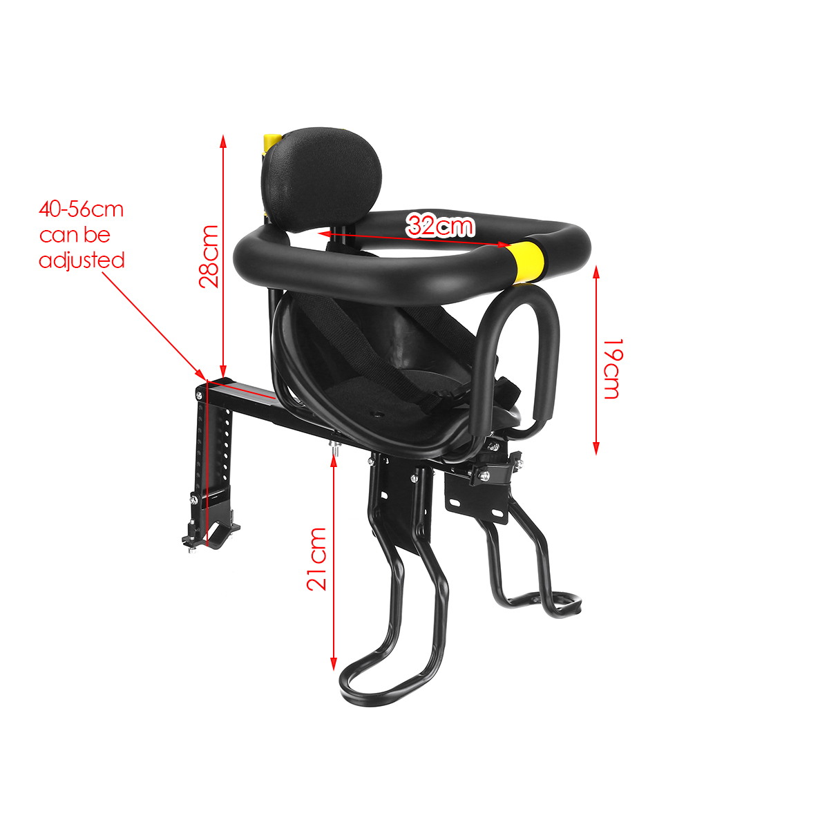 Folding-Child-Bicycle-Safety-Seat-Mountain-Road-Bike-Front-Chair-Saddle-Kids-Soft-Cushion-1781521-3