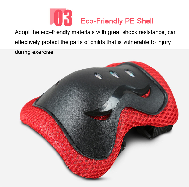 7Pcs-Children-Cycling-Skating-Skateboard-Bike-Helmet-Elbow-Knee-Hand-Pads-Sports-Protective-Gear-1369684-6