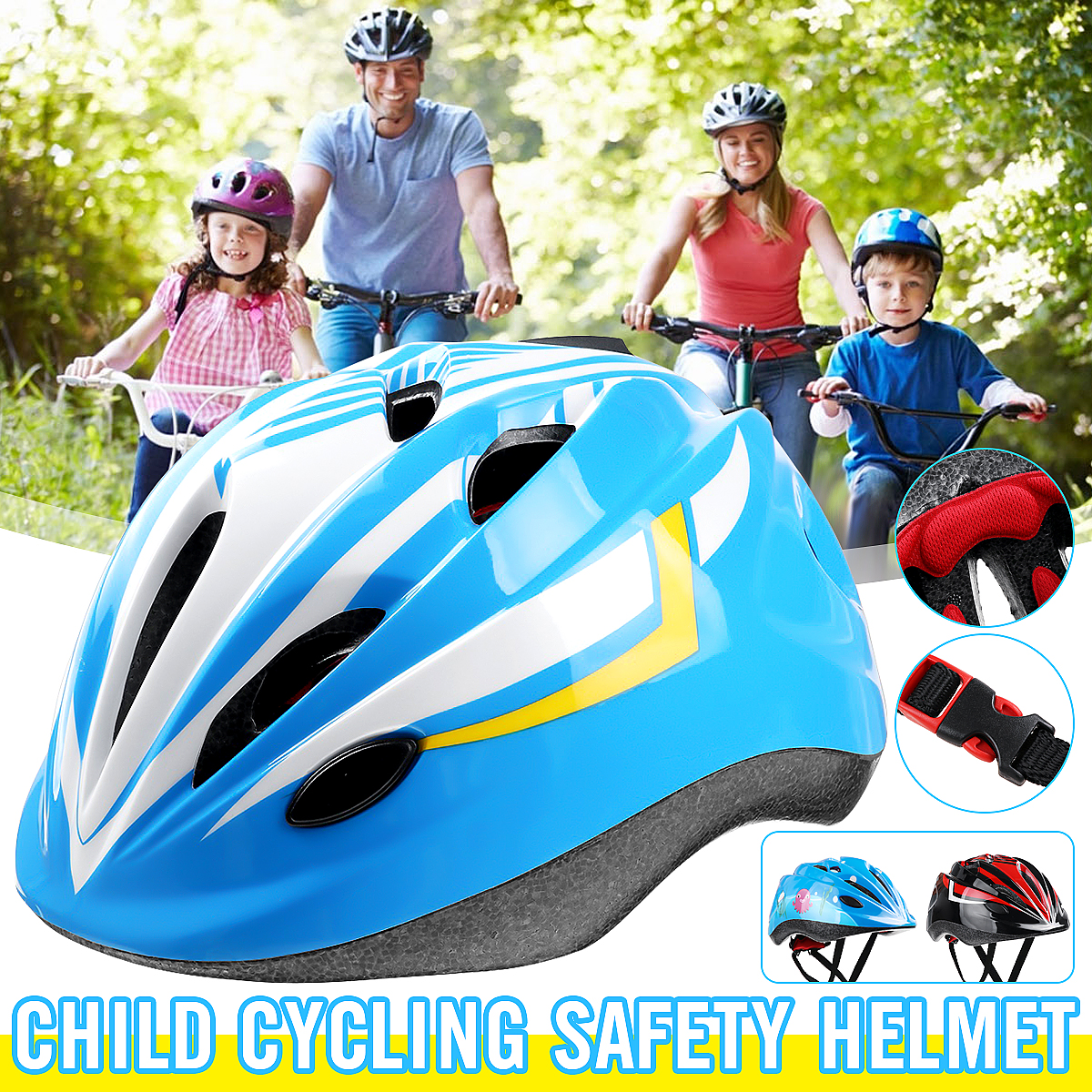 Child-Bicycle-Helmet-Skateboard-10-Holes-Breathable-MTB-Mountain-Road-Cycling-Helmets-1862239-1